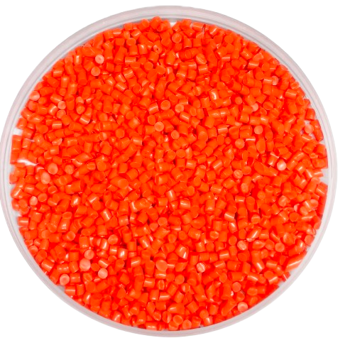 Masterbatch de color rojo brillante