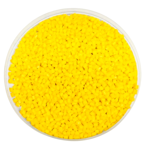 Masterbatch de color amarillo brillante