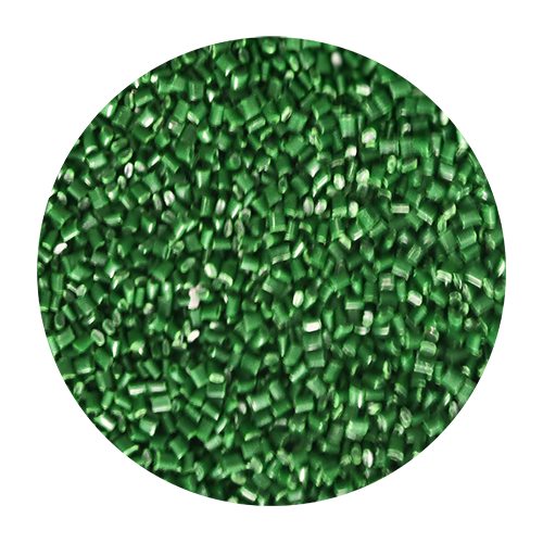 Masterbatch de color verde oscuro