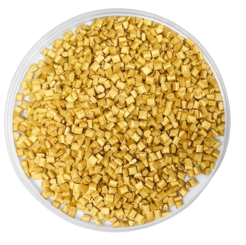 Masterbatch de color dorado