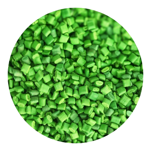 Masterbatch de color verde