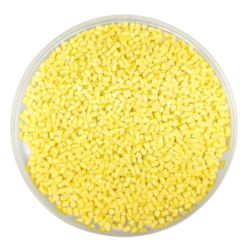 Masterbatch de color amarillo limón