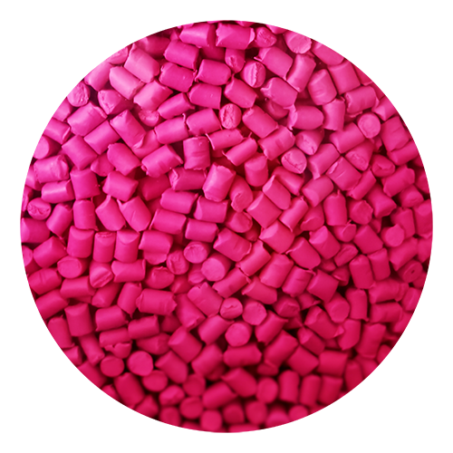 Masterbatch de color magenta