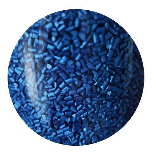 Masterbatch de color azul marino