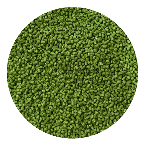 Masterbatch de color verde oliva