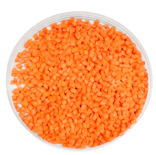 Masterbatch de color naranja
