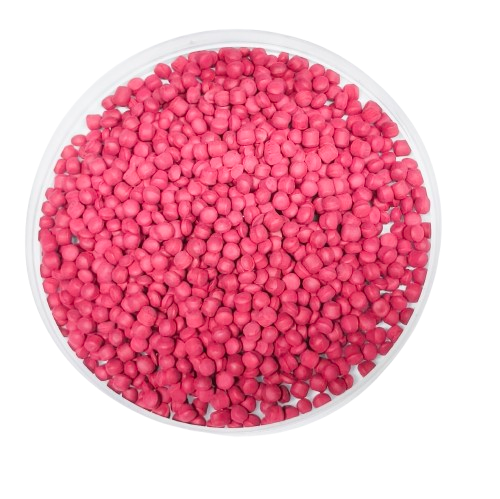 Masterbatch de color rojo rosa