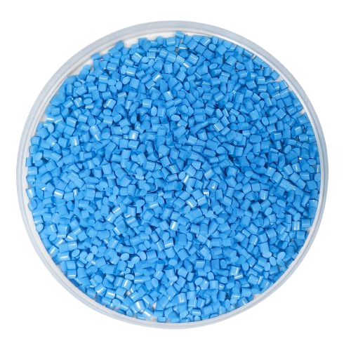 Masterbatch de color azul real