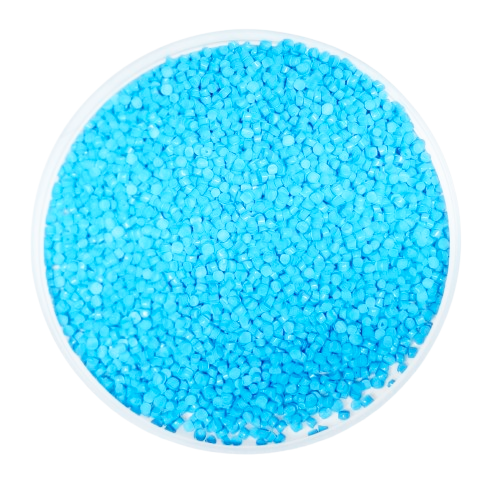 Masterbatch de color azul cielo