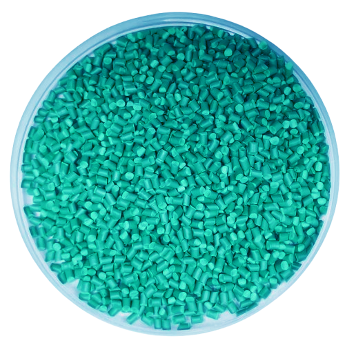 Masterbatch de color verde azulado