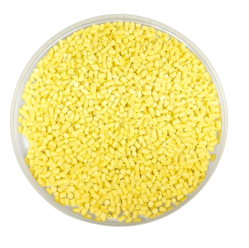 Masterbatch de color amarillo